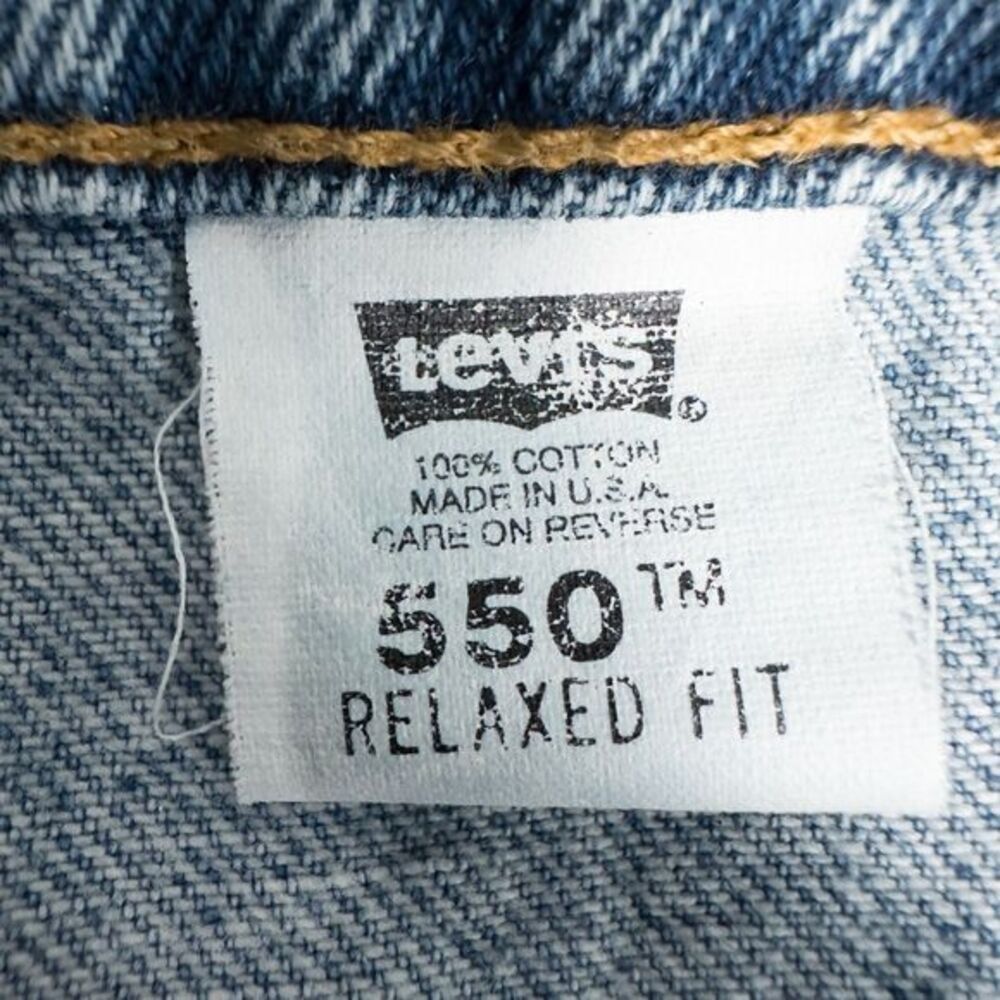 Vintage Levis 550 Relaxed Fit Blue Jeans‎ 1998 Size 36x32 (Actual 33x31.5) 90s - Picture 4 of 16